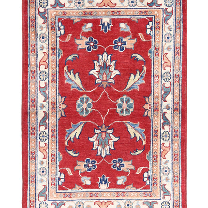 Ziegler 2' 8" X 3' 10" Hand Knotted Wool Rug 2' 8" X 3' 10" (81 X 117) / Red / Wool