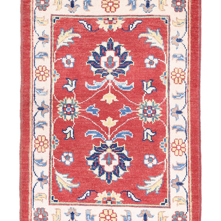 Ziegler 2' 7" X 3' 8" Hand Knotted Wool Rug 2' 7" X 3' 8" (79 X 112) / Red / Wool