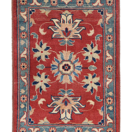 Ziegler 2' 0" X 2' 10" Hand Knotted Wool Rug 2' 0" X 2' 10" (61 X 86) / Red / Wool