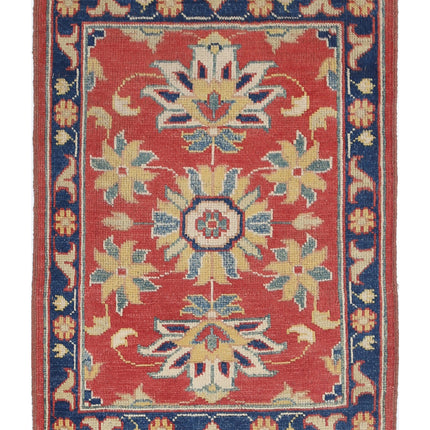 Ziegler 2' 0" X 2' 10" Hand Knotted Wool Rug 2' 0" X 2' 10" (61 X 86) / Red / Wool