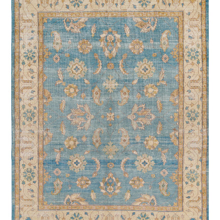 Ziegler 7' 9" X 9' 11" Hand Knotted Wool Rug 7' 9" X 9' 11" (236 X 302) / Blue / Wool