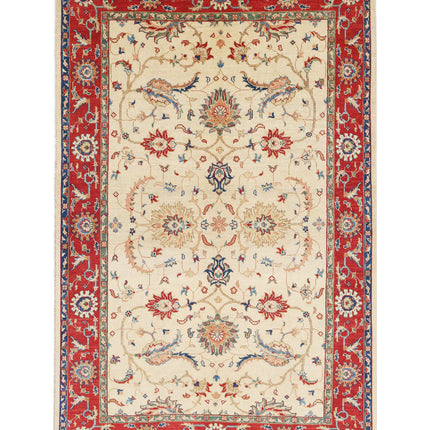 Ziegler 6' 5" X 10' 0" Hand Knotted Wool Rug 6' 5" X 10' 0" (196 X 305) / Beige / Wool