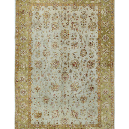 Ziegler 5' 9" X 8' 9" Hand Knotted Wool Rug 5' 9" X 8' 9" (175 X 267) / Blue / Wool