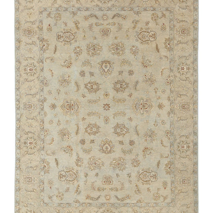 Ziegler 8' 8" X 11' 9" Hand Knotted Wool Rug 8' 8" X 11' 9" (264 X 358) / Blue / Wool