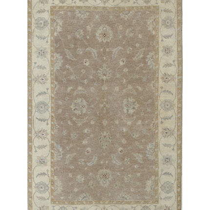 Ziegler 5' 1" X 8' 0" Hand Knotted Wool Rug 5' 1" X 8' 0" (155 X 244) / Lilac / Wool