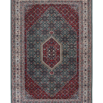 Ziegler 5' 9" X 8' 6" Hand Knotted Wool Rug 5' 9" X 8' 6" (175 X 259) / Green / Wool