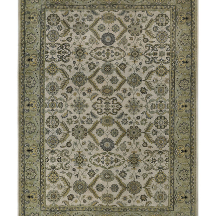 Ziegler 8' 7" X 12' 0" Hand Knotted Wool Rug 8' 7" X 12' 0" (262 X 366) / Ivory / Wool