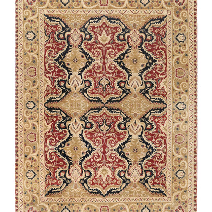 Ziegler 9' 0" X 12' 2" Hand Knotted Wool Rug 9' 0" X 12' 2" (274 X 371) / Red / Wool