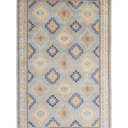 Ziegler 6' 2" X 9' 10" Hand Knotted Wool Rug 6' 2" X 9' 10" (188 X 300) / Blue / Wool