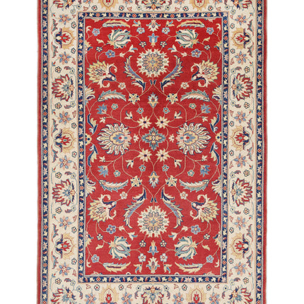 Ziegler 6' 8" X 10' 4" Hand Knotted Wool Rug 6' 8" X 10' 4" (203 X 315) / Red / Wool