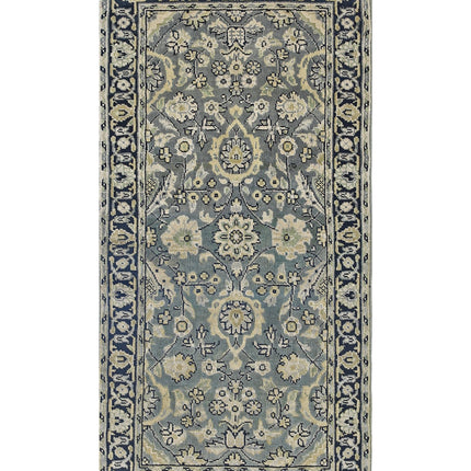 Ziegler 1' 11" X 3' 11" Hand Knotted Wool Rug 1' 11" X 3' 11" (59 X 119) / Green / Wool