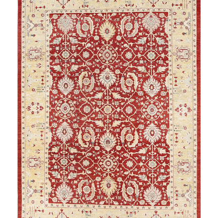 Ziegler 7' 9" X 10' 10" Hand Knotted Wool Rug 7' 9" X 10' 10" (236 X 330) / Red / Wool