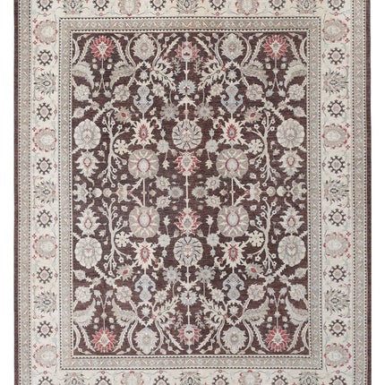 Ziegler 11' 8" X 14' 11" Hand Knotted Wool Rug 11' 8" X 14' 11" (356 X 455) / Brown / Wool