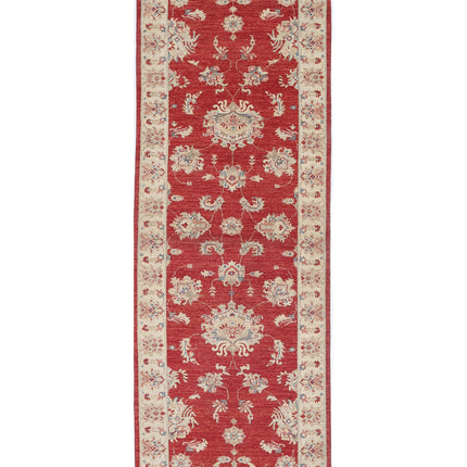 Ziegler 2' 7" X 7' 10" Hand Knotted Wool Rug 2' 7" X 7' 10" (79 X 239) / Red / Wool