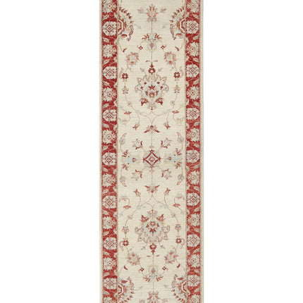 Ziegler 2' 5" X 7' 10" Hand Knotted Wool Rug 2' 5" X 7' 10" (74 X 239) / Red / Wool