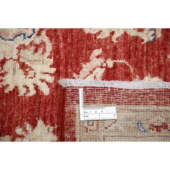Ziegler 5' 6" X 8' 0" Wool Hand-Knotted Rug 5' 6" X 8' 0" (168 X 244) / Red / Ivory