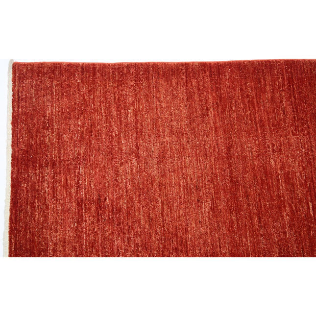 Ziegler 5' 7" X 7' 7" Wool Hand-Knotted Rug 5' 7" X 7' 7" (170 X 231) / Red / Red