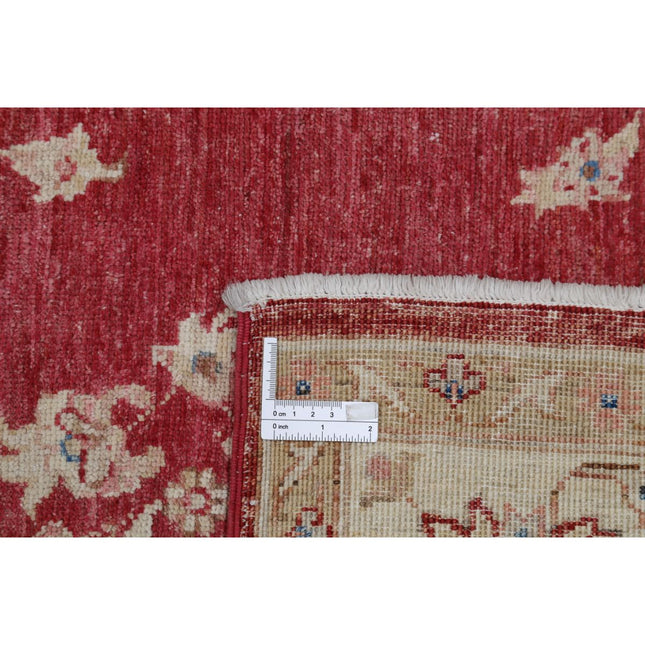 Ziegler 5' 5" X 8' 0" Wool Hand-Knotted Rug 5' 5" X 8' 0" (165 X 244) / Red / Ivory