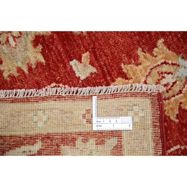 Ziegler 4' 10" X 6' 4" Wool Hand-Knotted Rug 4' 10" X 6' 4" (147 X 193) / Red / Red