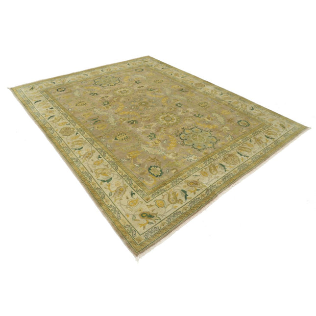 Ziegler 7' 7" X 9' 4" Wool Hand-Knotted Rug 7' 7" X 9' 4" (231 X 284) / Brown / Ivory