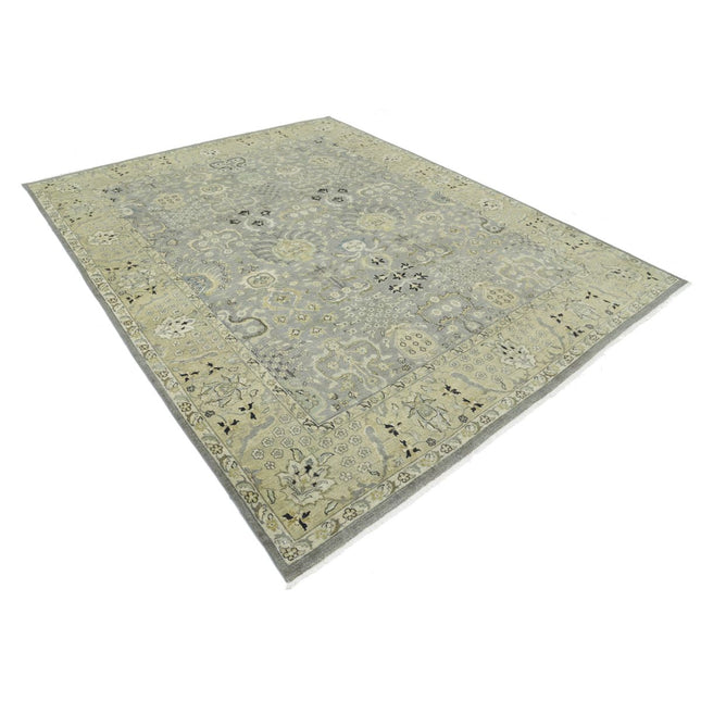 Ziegler 8' 0" X 10' 0" Wool Hand-Knotted Rug 8' 0" X 10' 0" (244 X 305) / Grey / Gold