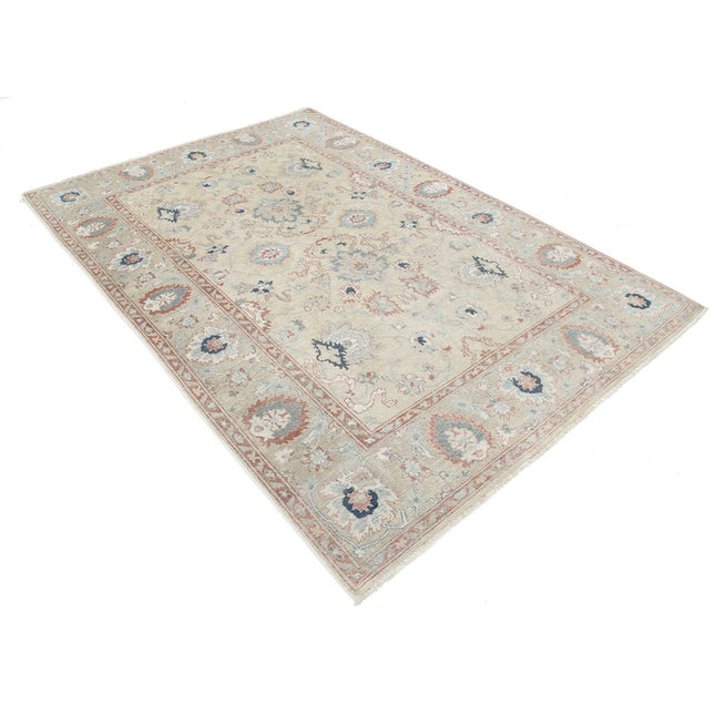 Ziegler 5' 11" X 8' 8" Wool Hand-Knotted Rug 5' 11" X 8' 8" (180 X 264) / Gold / Gold
