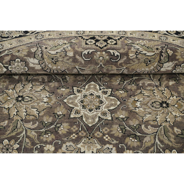 Ziegler 7' 11" X 9' 10" Wool Hand-Knotted Rug 7' 11" X 9' 10" (241 X 300) / Brown / Black