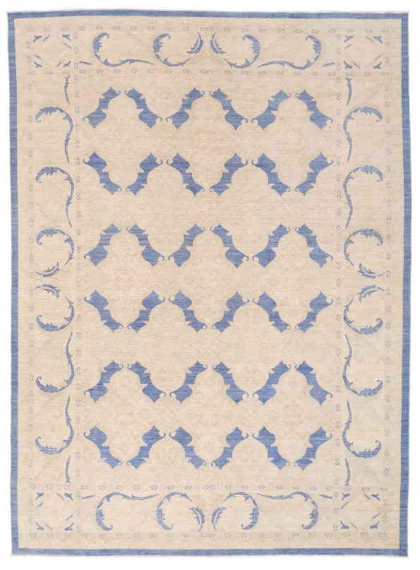 Hand Knotted Serenity Wool Rug 10' 3" X 14' 0"