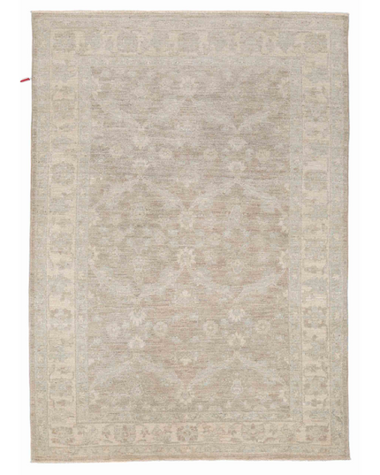 Hand Knotted Serenity Wool Rug 4' 1" X 5' 9"