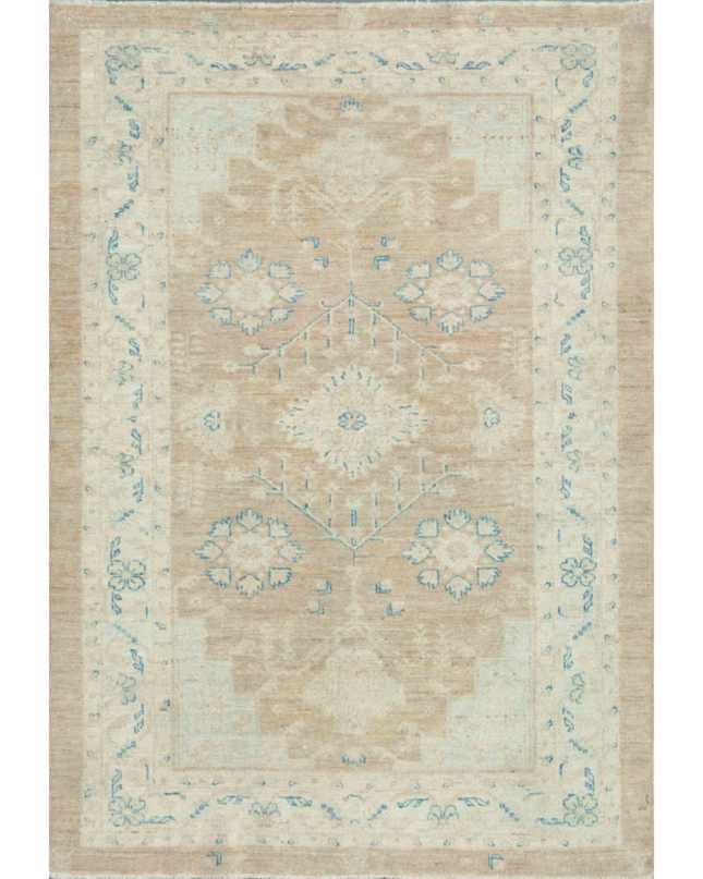 Hand Knotted Serenity Wool Rug 3' 10" X 5' 6"