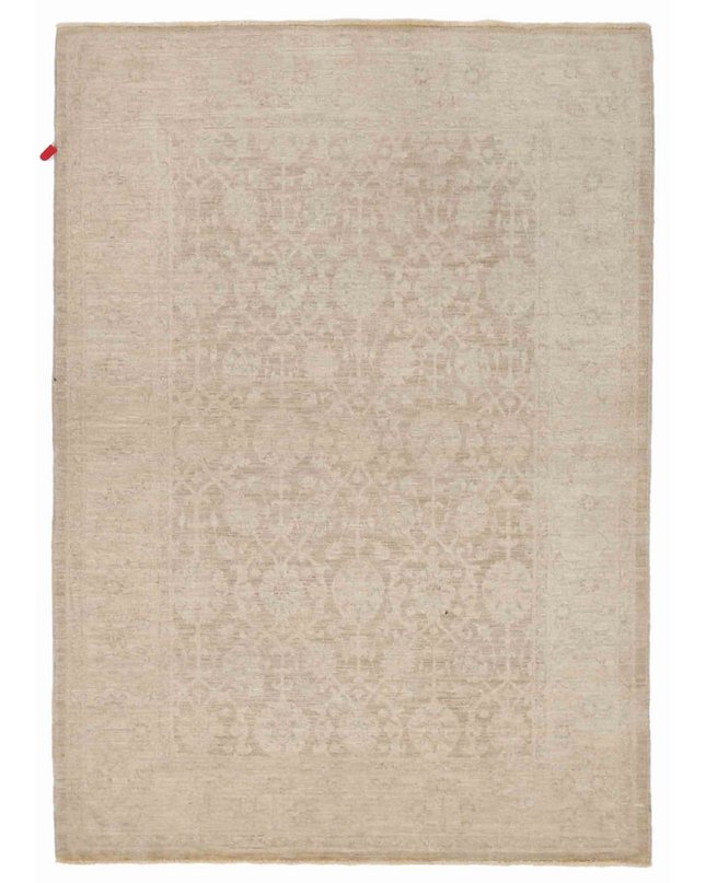 Hand Knotted Serenity Wool Rug 4' 0" X 5' 8"
