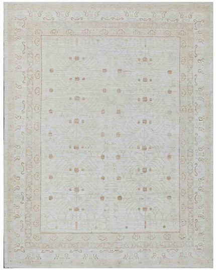 Hand Knotted Khotan Wool Rug 8' 0" X 10' 1"