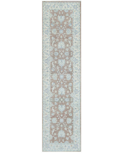 Hand Knotted Serenity Wool Rug 2' 7" X 10' 0"