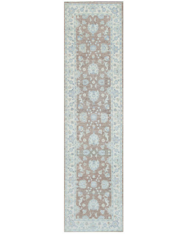 Hand Knotted Serenity Wool Rug 2' 7" X 10' 0"