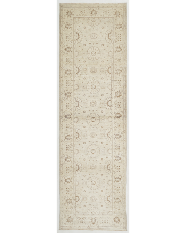 Hand Knotted Serenity Wool Rug 3' 1" X 10' 8"