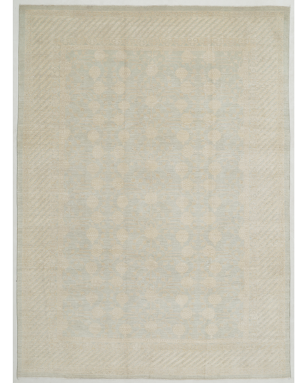 Hand Knotted Khotan Wool Rug 8' 10" X 12' 2"