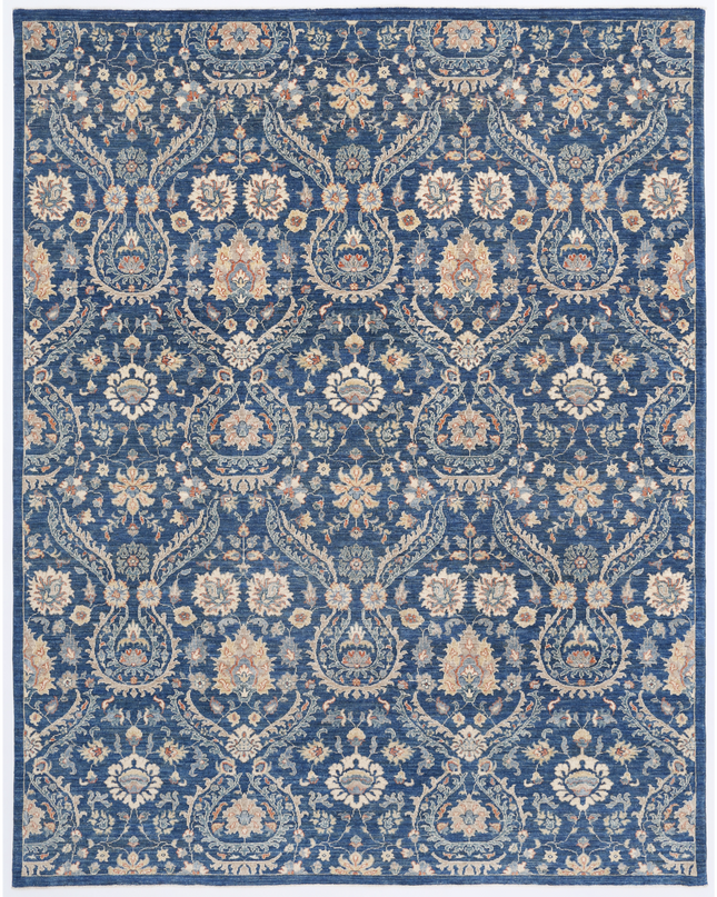 Hand Knotted Artemix Wool Rug 7' 9" X 9' 10"