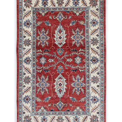 Hand Knotted Ziegler Wool Rug 3' 0" X 4' 8"