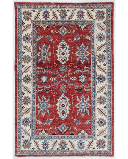 Hand Knotted Ziegler Wool Rug 3' 0" X 4' 8"