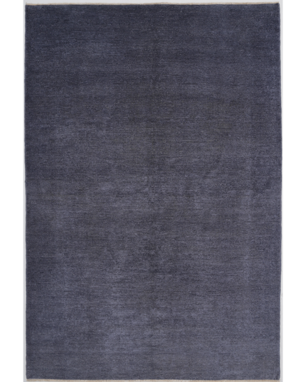 Hand Knotted Overdye Wool Rug 5' 11" X 8' 9"