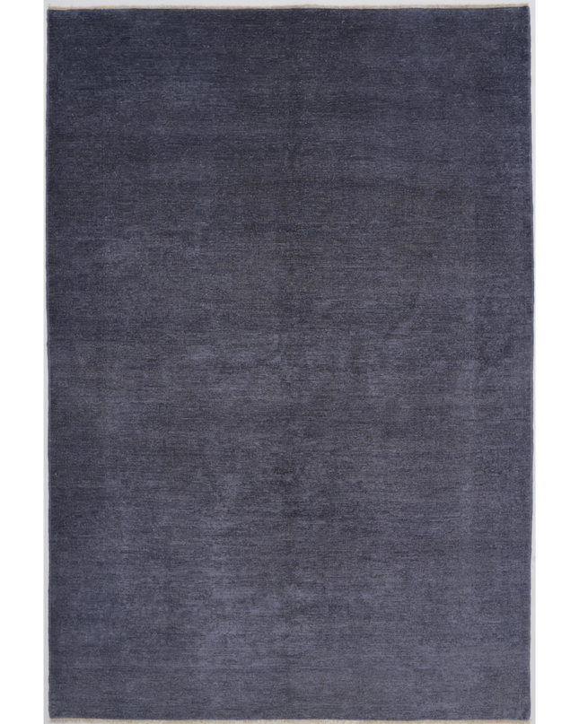Hand Knotted Overdye Wool Rug 5' 11" X 8' 9"