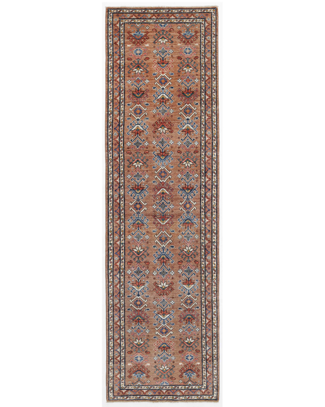 Hand Knotted Humna Wool Rug 3' 0" X 10' 6"