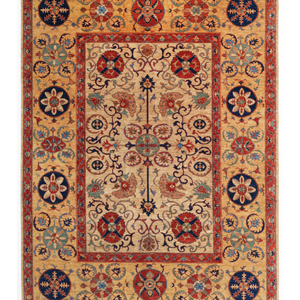 Hand Knotted Humna Wool Rug 8' 11" X 11' 11"