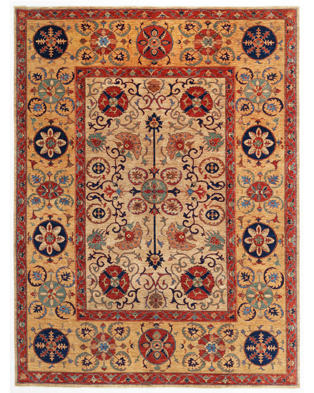 Hand Knotted Humna Wool Rug 8' 11" X 11' 11"