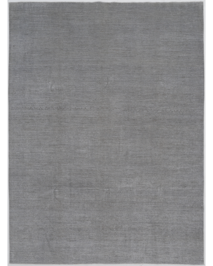 Hand Knotted Overdye Wool Rug 8' 10" X 11' 8"