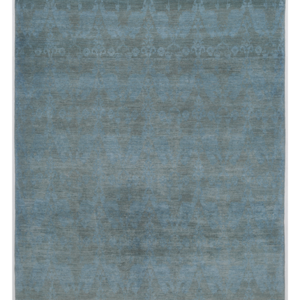 Hand Knotted Overdye Wool Rug 8' 10" X 11' 6"