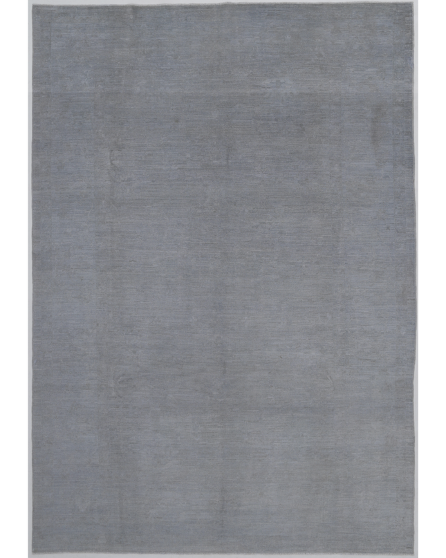 Hand Knotted Overdye Wool Rug 8' 7" X 12' 8"