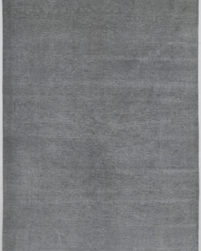 Hand Knotted Overdye Wool Rug 6' 2" X 8' 9"