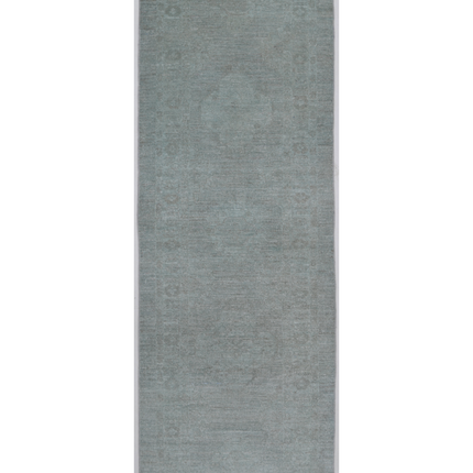 Hand Knotted Overdye Wool Rug 2' 9" X 7' 11"