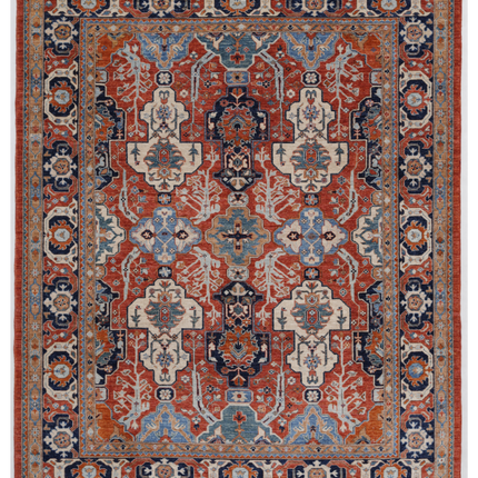Hand Knotted Humna Wool Rug 8' 0" X 9' 11"